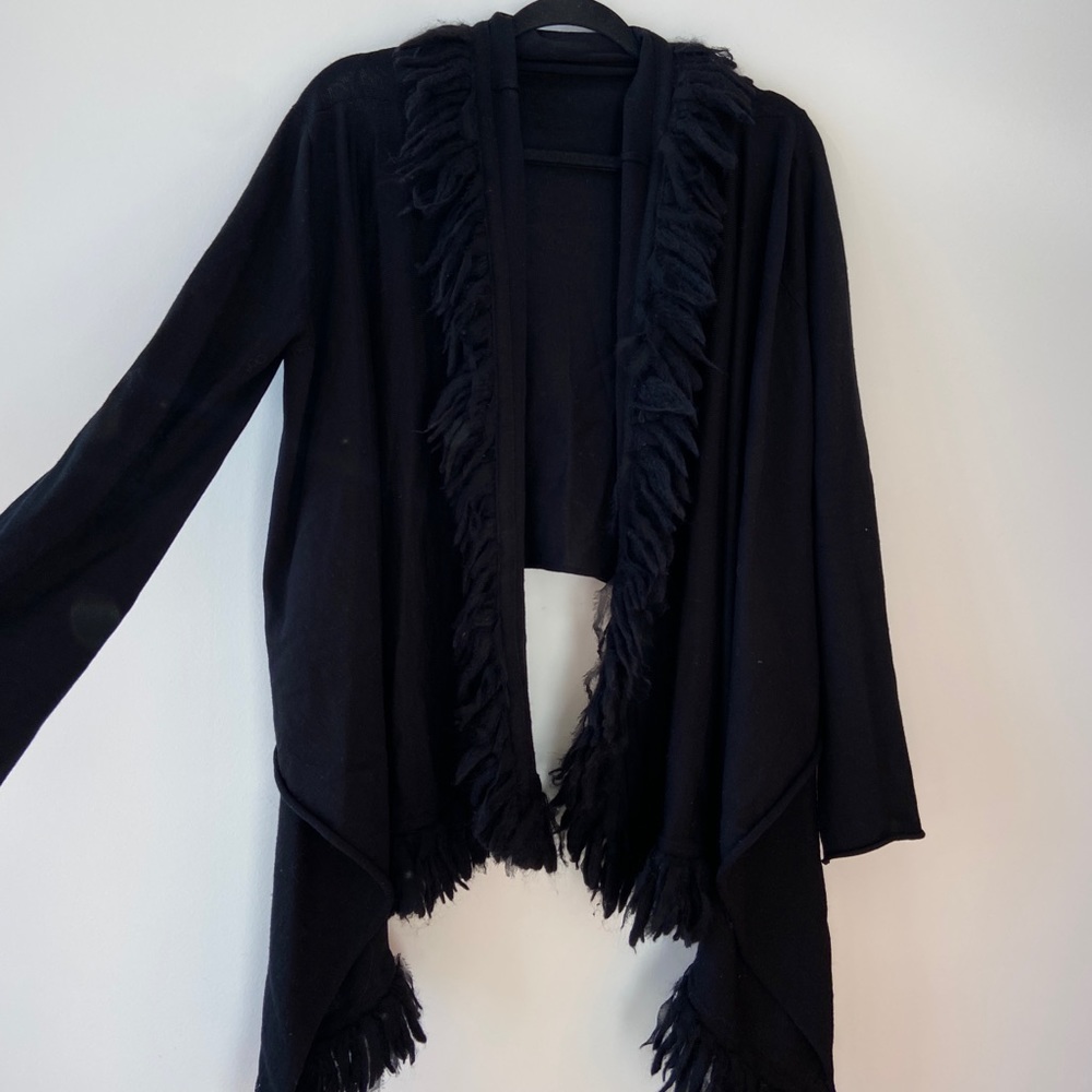 Alice & Olivia Black Shawl S